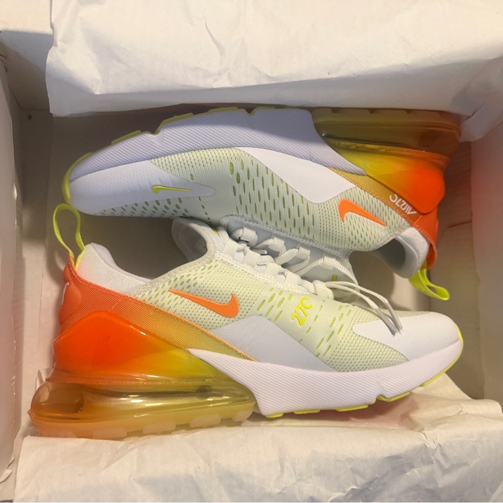 NIB! Men’s Nike AIRMAX 270 ‘Summer Gradient White’ - Picture 3 of 7
